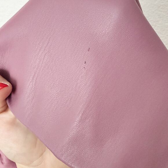 [Anthropologie] Maeve Purple Faux Leather Side-Slit Micro Mini Skirt NWT Size 12 - Picture 10 of 12